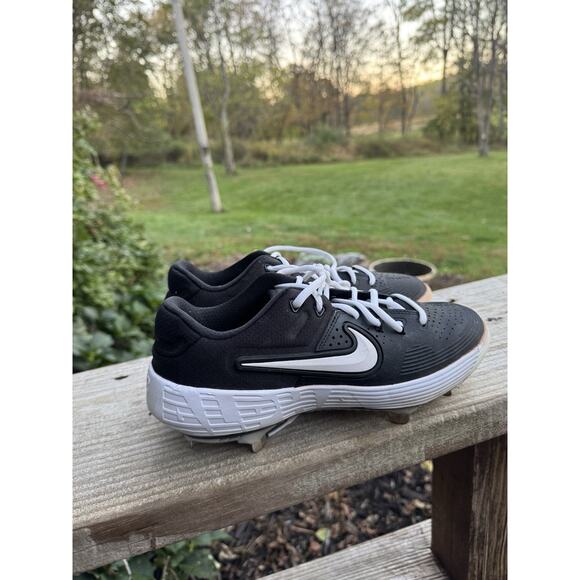 Nike Zoom Hyper Diamond 3 Elite Softball Cleats Metal AV3043-009 Black Size 8.5 - Picture 1 of 9